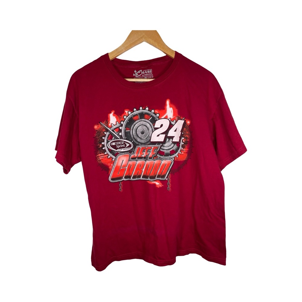 Jeff Gordon#24 tour short sleeve men’s  Graphic T-Shirt large